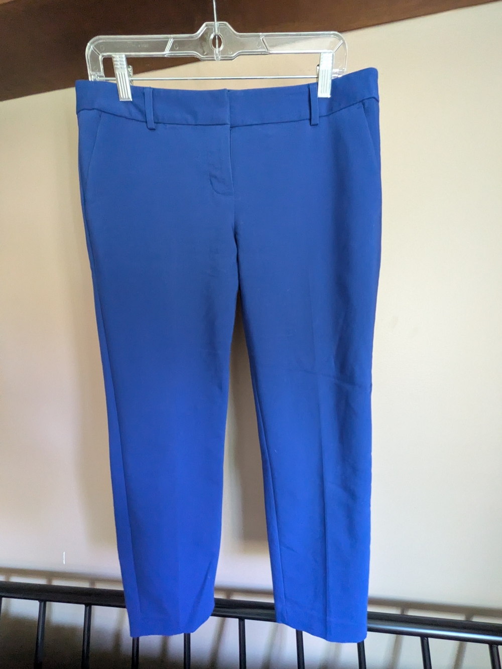 Express Columnist Women's Royal Blue Straight Dress Pants